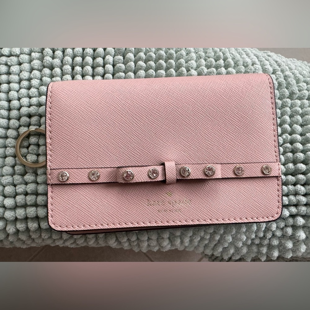 Kate Spade pink bow wallet *like new*